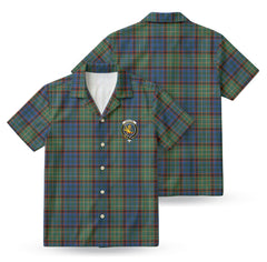 Nicolson Hunting Ancient Tartan Crest Hawaiian Shirt