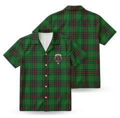 Orrock Tartan Crest Hawaiian Shirt