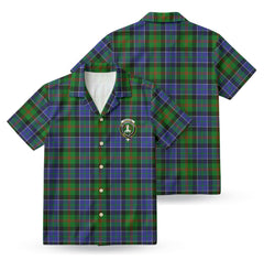 Paterson Tartan Crest Hawaiian Shirt