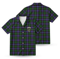 Russell Modern Tartan Crest Hawaiian Shirt