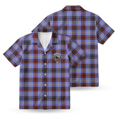 Rutherford Tartan Crest Hawaiian Shirt