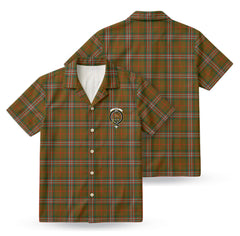 Scott Brown Modern Tartan Crest Hawaiian Shirt