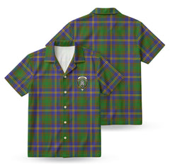 Strang (or Strange) Tartan Crest Hawaiian Shirt