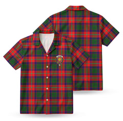 Wauchope (or Waugh) Tartan Crest Hawaiian Shirt