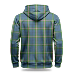 Clelland Tartan Crest Hoodie