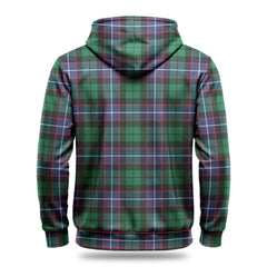 Mitchell Modern Tartan Crest Hoodie