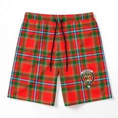 Drummond of Perth Tartan Crest Men's Beach Shorts