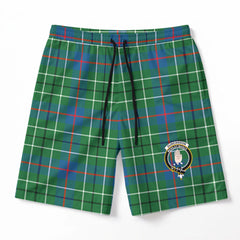 Duncanson Tartan Crest Men's Beach Shorts