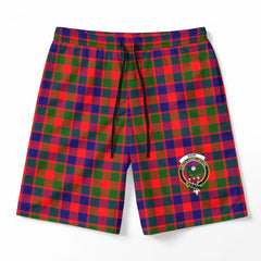 Gow (of Skeoch) Tartan Crest Men's Beach Shorts