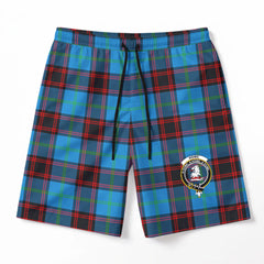 Home Ancient Tartan Crest Men's Beach Shorts