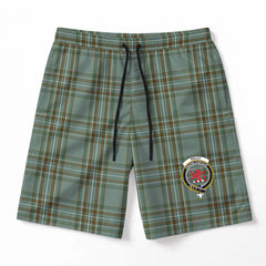 Kelly Dress Tartan Crest Men's Beach Shorts