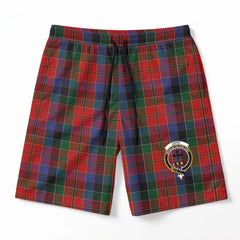 Leith Tartan Crest Men's Beach Shorts