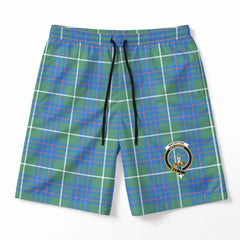 MacIntyre Hunting Ancient Tartan Crest Men's Beach Shorts