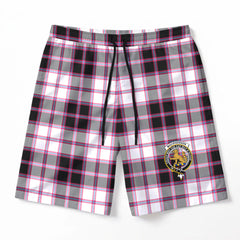 MacPherson Hunting Modern Tartan Crest Men's Beach Shorts