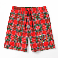 McBean Tartan Crest Men's Beach Shorts