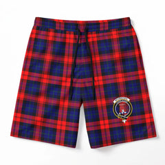 McCracken Tartan Crest Men's Beach Shorts
