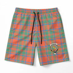 McKintosh Ancient Tartan Crest Men's Beach Shorts