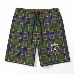 McMillan Hunting Modern Tartan Crest Men's Beach Shorts