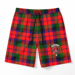 McNaughton Modern Tartan Crest Men's Beach Shorts