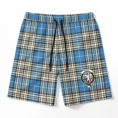 Napier Ancient Tartan Crest Men's Beach Shorts
