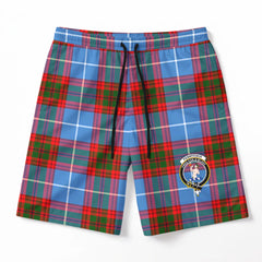 Pennycook Tartan Crest Men's Beach Shorts