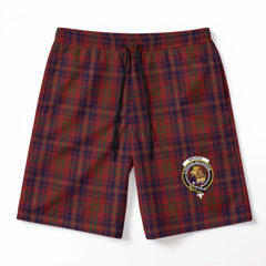 Walker Tartan Crest Men's Beach Shorts