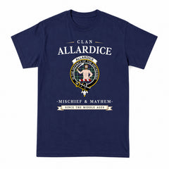 Allardice Tartan Crest Mischief and Mayhem T-shirt