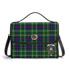 Duncan Modern Tartan Crest Satchel Bag