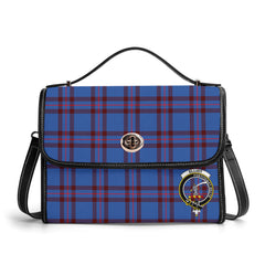 Elliot Modern Tartan Crest Satchel Bag
