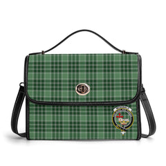 McDonald Lord of the Isles Hunting Tartan Crest Satchel Bag