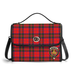 McGillivray Modern Tartan Crest Satchel Bag
