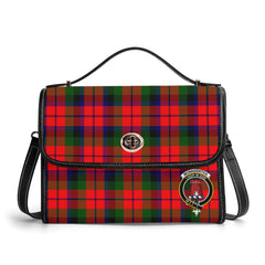 McNaughten Tartan Crest Satchel Bag