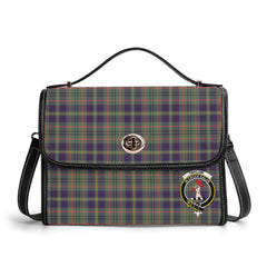 Taylor Weathered Tartan Crest Satchel Bag