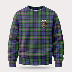 Baird Modern Tartan Crest Sweater