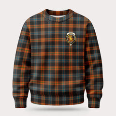 Brown Ancient Tartan Crest Sweater