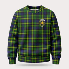 Campbell of Breadalbane Modern Tartan Crest Sweater