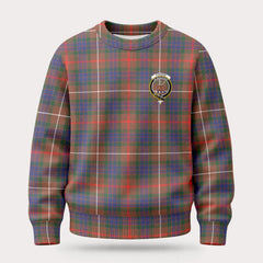 Fraser (of Lovat) Hunting Modern Tartan Crest Sweater