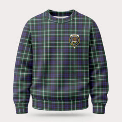 Graham of Montrose Modern Tartan Crest Sweater