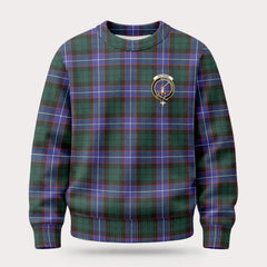 Guthrie Modern Tartan Crest Sweater