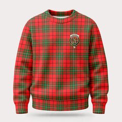 MacAuley Modern Tartan Crest Sweater