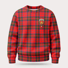 MacGillivray Modern Tartan Crest Sweater