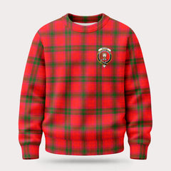 McNab Modern Tartan Crest Sweater