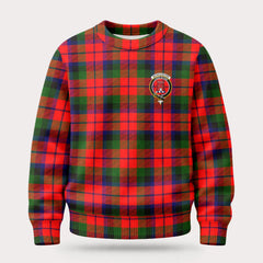 McNaughton Modern Tartan Crest Sweater