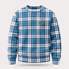 Roberton Tartan Crest Sweater