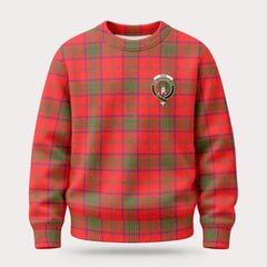 Ross Modern Tartan Crest Sweater