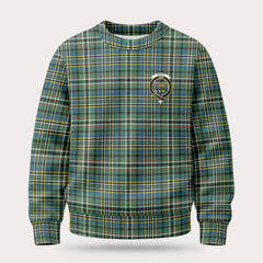 Scott Green Ancient Tartan Crest Sweater