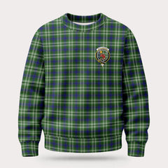 Spottiswood Tartan Crest Sweater