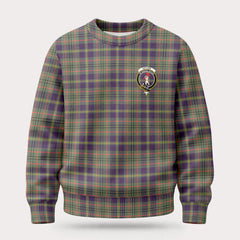 Taylor Weathered Tartan Crest Sweater