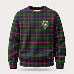 Urquhart Modern Tartan Crest Sweater