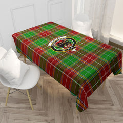 Baxter Modern Tartan Crest Tablecloth